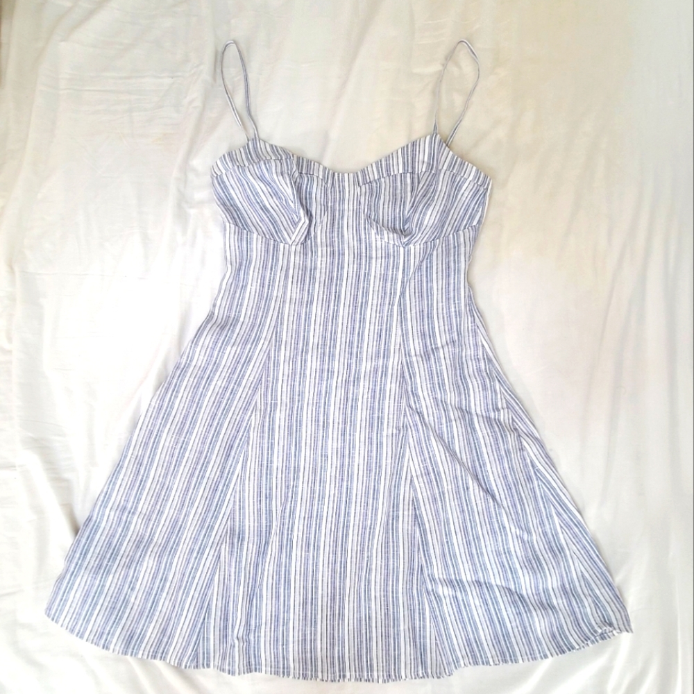 GUESS Aileen Tie Back Knee Length Summer Midi Dress